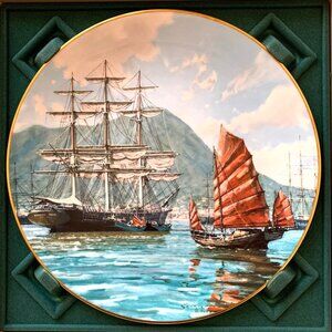 Royal Doulton Limited Edition Collector’s Plate "Hong Kong" Art by John Stobart